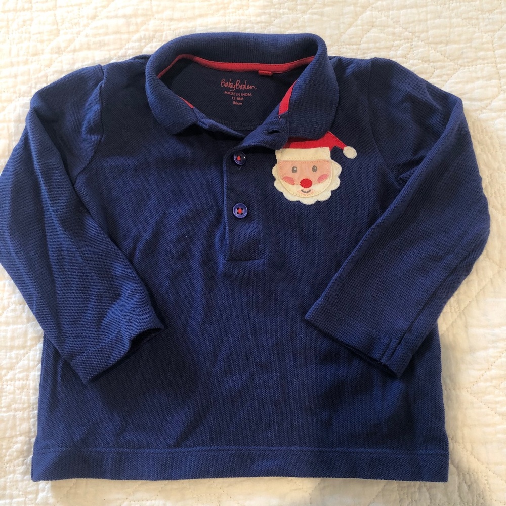 Baby Boden Holiday Shirt